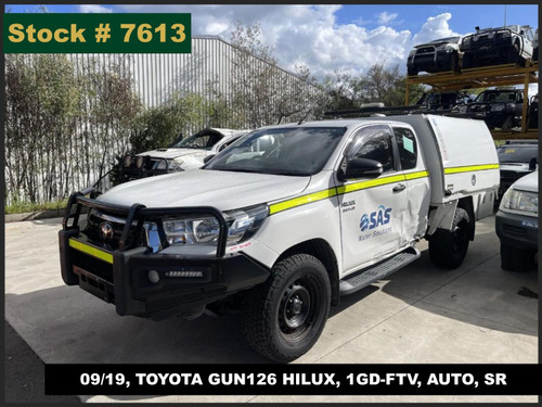 7613 - 09/19, TOYOTA GUN126 HILUX, 1GD-FTV, AUTO, SR