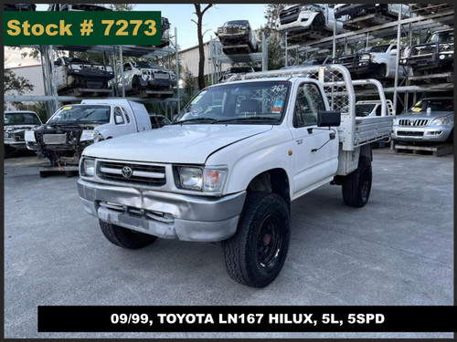 7273 - 09/99, TOYOTA LN167 HILUX, 5L, 5SPD