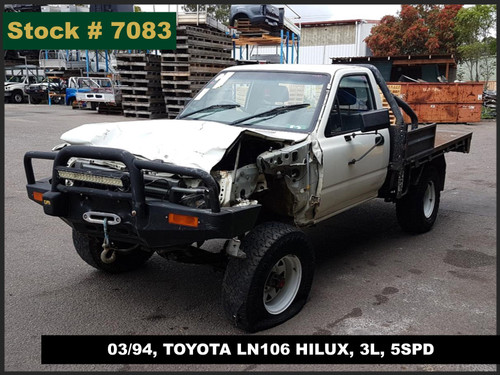 7083 - 03/94, TOYOTA LN106 HILUX, 3L, 5SPD.