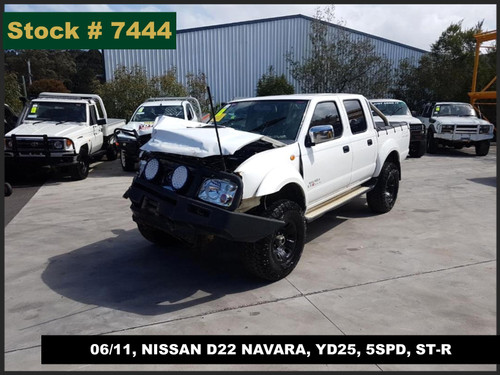 7444 - 06/11, NISSAN D22 NAVARA, YD25, 5SPD, ST-R
