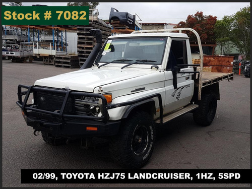 7082 - 02/99, TOYOTA HZJ75 LANDCRUISER, 1HZ, 5SPD.