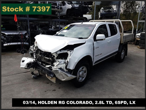 7397 - 03/14, HOLDEN RG COLORADO, 2.8L TD, 6SPD, LX