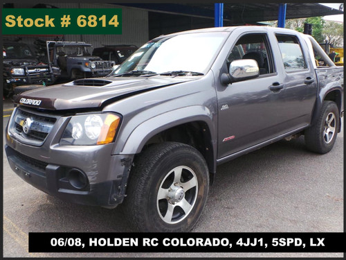 6814 - 06/08, HOLDEN RC COLORADO, 4JJ1, 5SPD, LX