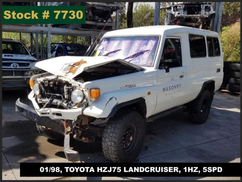 7730 - 01/98, TOYOTA HZJ75 LANDCRUISER, 1HZ, 5SPD