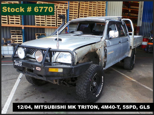 6770 - 12/04, MITSUBISHI MK TRITON, 4M40-T, 5SPD, GLS