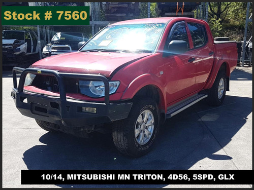7560 - 10/14, MITSUBISHI MN TRITON, 4D56, 5SPD, GLX