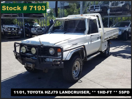 7193 - 11/01, TOYOTA HZJ79 LANDCRUISER, ** 1HD-FT ** 5SPD