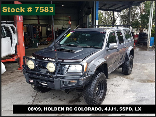 7583 - 08/09, HOLDEN RC COLORADO, 4JJ1, 5SPD, LX