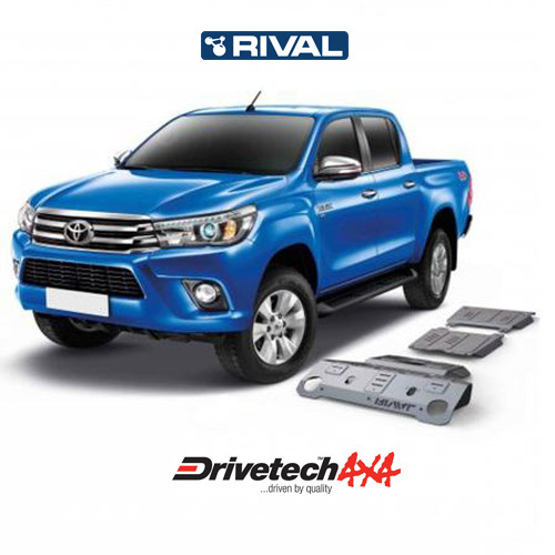 Drivetech 4x4 Rival Underbody Protection Bash Plates suitable for Hilux GUN126 2015 on