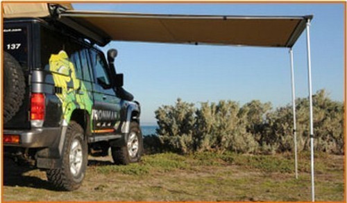 Ironman Instant Awning 2.0M x 2.5M pullout with LED Light IAWNING001L