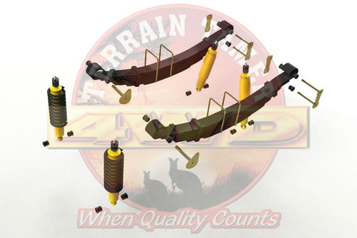 Terrain Tamer Pre-Assembled Suspension Kit suitable for Mitsubishi Trition MQ 2015-Onwards SK080A