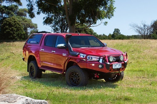 Ironman 4x4 Commercial Deluxe Bull Bar suitable for Hilux Revo Dual Extra Cab