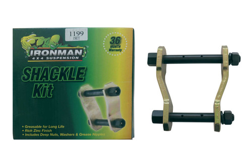 Ironman 4x4 Rear Leaf Spring Shackle Greaseable suitable for MQ Triton 2015 onwards - 1199