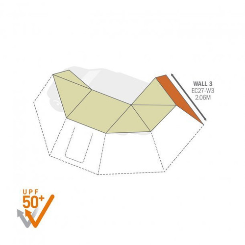 Darche Eclipse 270 Degree Awning Wall 3 - T050801743C