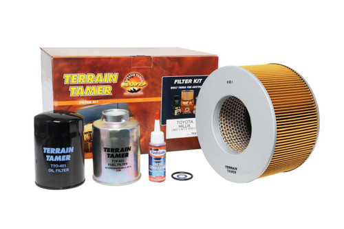 Filter Kit suitable for Hilux LN167 LN172 1999-02 5L 4 Cyl Diesel TFK7