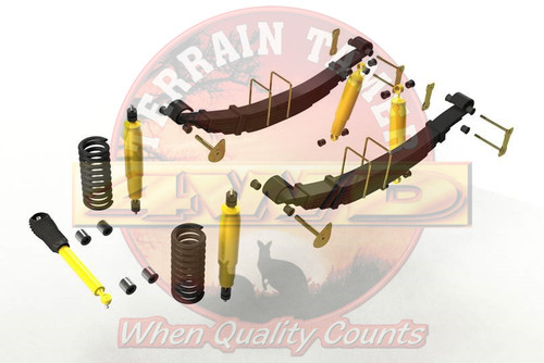 Terrain Tamer Suspension Kit suitable for Landcruiser 78 79 Series 1999 on