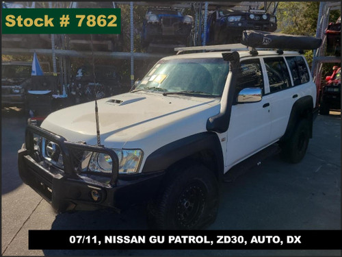 7862 - 07/11, NISSAN GU PATROL, ZD30, AUTO, DX