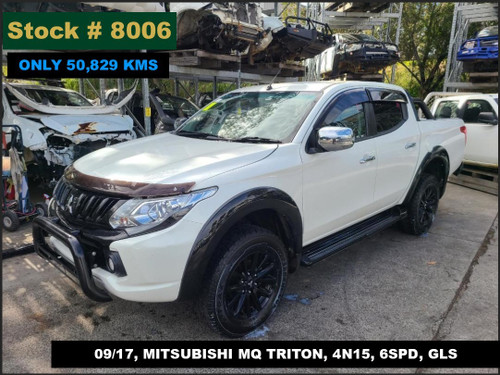 8006 - 09/17, MITSUBISHI MQ TRITON, ** ONLY 50,829 KMS ** , 4N15, 6SPD, GLS