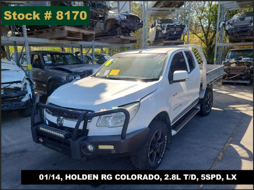 8170 - 01/14, HOLDEN RG COLORADO, 2.8L T/D, 5SPD, LX