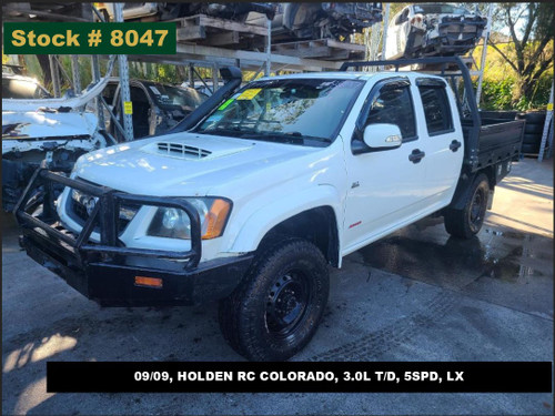 8047 - 09/09, HOLDEN RC COLORADO, 3.0L T/D, 5SPD, LX