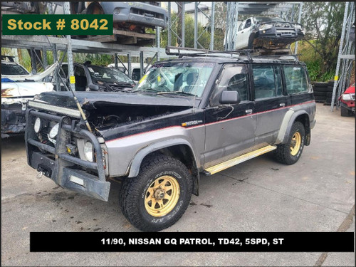 8042 - 11/90, NISSAN GQ PATROL, TD42, 5SPD, ST