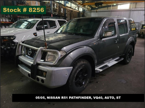 8256 - 05/05, NISSAN R51 PATHFINDER, VQ40, AUTO, ST