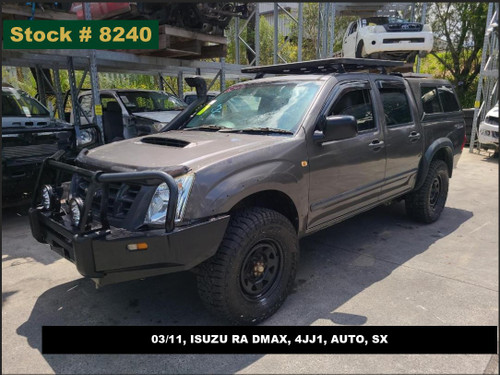 8240 - 03/11, ISUZU RA DMAX, 4JJ1, AUTO, SX