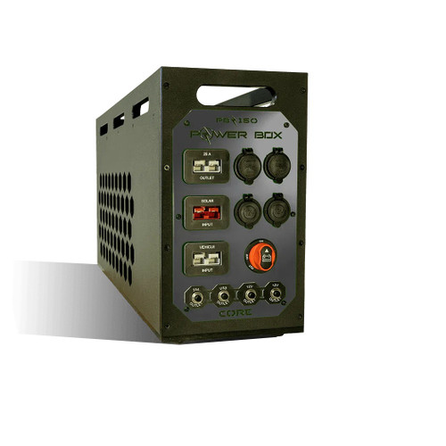 Power Box PB-150 - Portable 12V 150A Lithium Power System with Black Face Plate