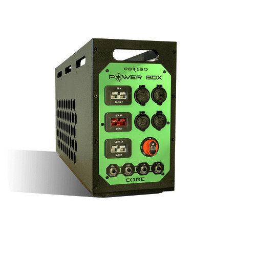 Power Box PB-150 - Portable 12V 150A Lithium Power System with Green Face Plate