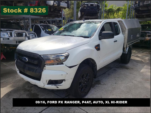 8326 - 09/16, FORD PX RANGER, P4AT, AUTO, XL HI-RIDER