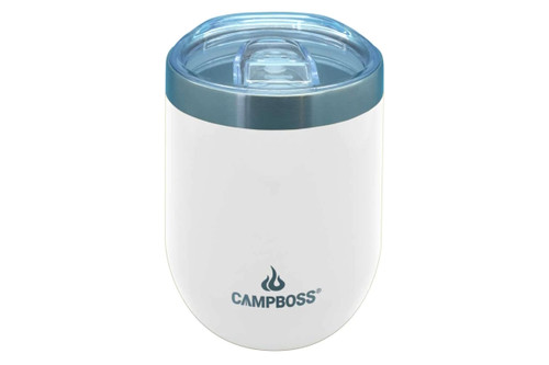 CampBoss 4x4 Boss Wine Tumbler | White - CB-BOSSWINETUMBLERWHITE