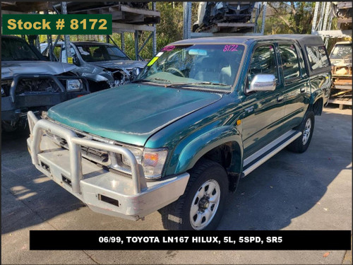 8172 - 06/99, TOYOTA LN167 HILUX, 5L, 5SPD, SR5