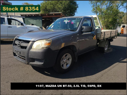 8354 - 11/07, MAZDA UN BT-50, 2.5L T/D, 5SPD, DX