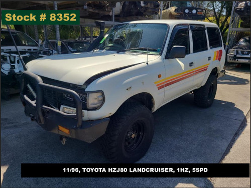 8352 - 11/96, TOYOTA HZJ80 LANDCRUISER, 1HZ, 5SPD