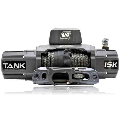 Carbon Offroad Tank 15000lb Large 4X4 Winch Kit | 12V IP68 | CW-TK15