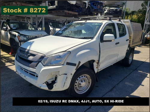 8272 - 02/19, ISUZU RC DMAX, 4JJ1, AUTO, SX HI-RIDE