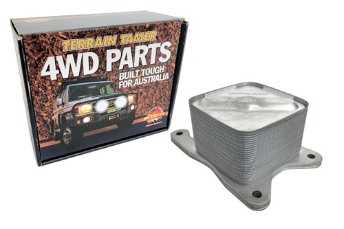 Terrain Tamer Heavy Duty Engine Oil Cooler suitable for Landcruiser VDJ76 VDJ78 VDJ79 Series