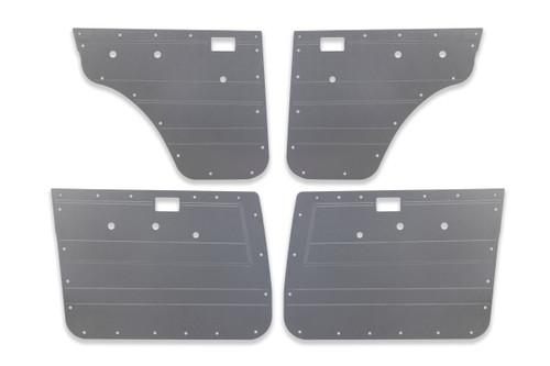 Front & Rear Door Trim Card Set & Clips suitable for Landcruiser 70 Series VDJ76 79 Wagon & Dual Cab