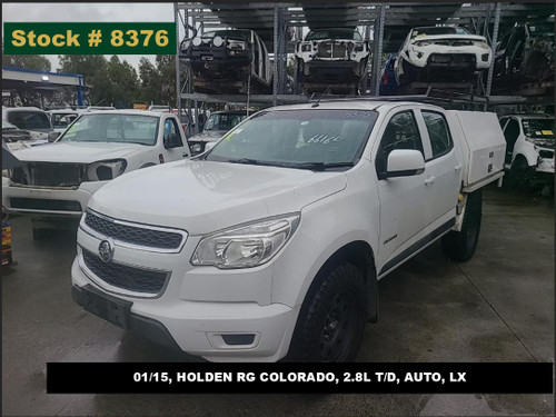 8376 - 01/15, HOLDEN RG COLORADO, 2.8L T/D, AUTO, LX