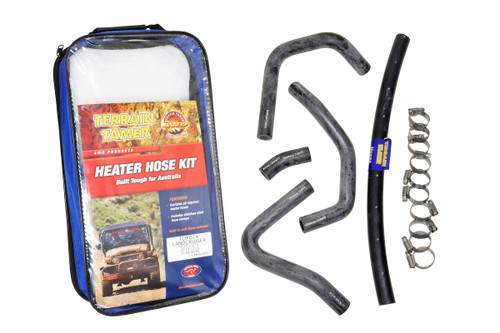 Terrain Tamer Heater Hose Kit suitable for Landcruiser 75 Series 3F 4.0 Litre 6 Cyl Petrol 1984-1992