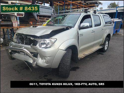 8435 - 06/11, TOYOTA KUN26 HILUX, 1KD-FTV, AUTO, SR5