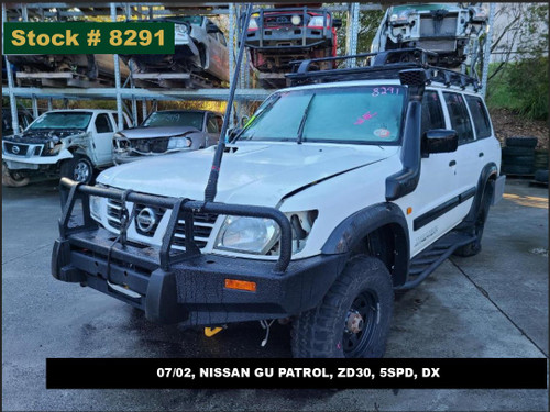 8291 - 07/02, NISSAN GU PATROL, ZD30, 5SPD, DX