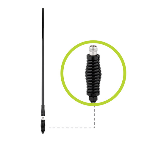 Oricom AM FM DAB+ Radio Antenna - Black - 1143mm - ANB20