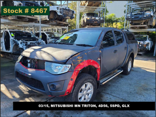 8467 - 03/15, MITSUBISHI MN TRITON, 4D56, 5SPD, GLX