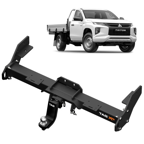 Tag Towbars Recovery Towbar suitable for Mitsubishi Triton MQ MR 2015 to 2023 (No Rear Step) - TXR805