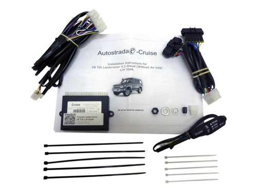Cruise Control Kit Plug n Play suitable for Landcruiser VDJ76 78 79 EC-TY06LH with No Airbag Fitted