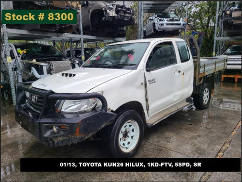 8300 - 01/13, TOYOTA KUN26 HILUX, 1KD-FTV, 5SPD, SR