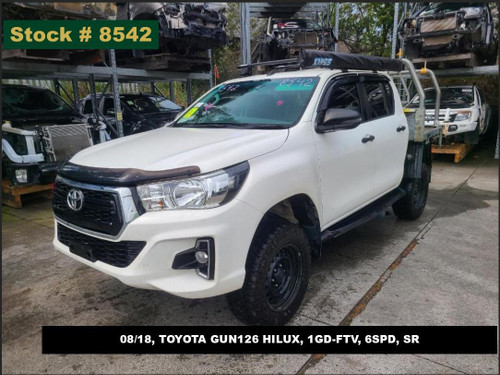8542 - 08/18, TOYOTA GUN126 HILUX, 1GD-FTV, 6SPD, SR