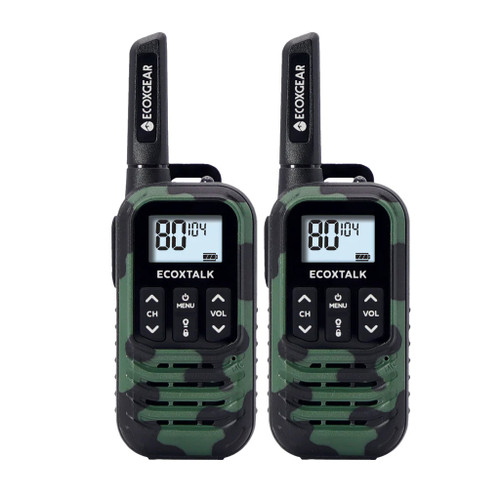 Ecoxgear Ecoxtalk 0.5W Handheld UHF CB Radios - 2 Pack - EXG50-2PKC