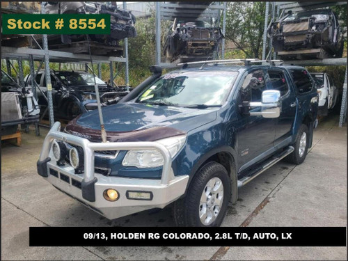8554 - 09/13, HOLDEN RG COLORADO, 2.8L T/D, AUTO, LX